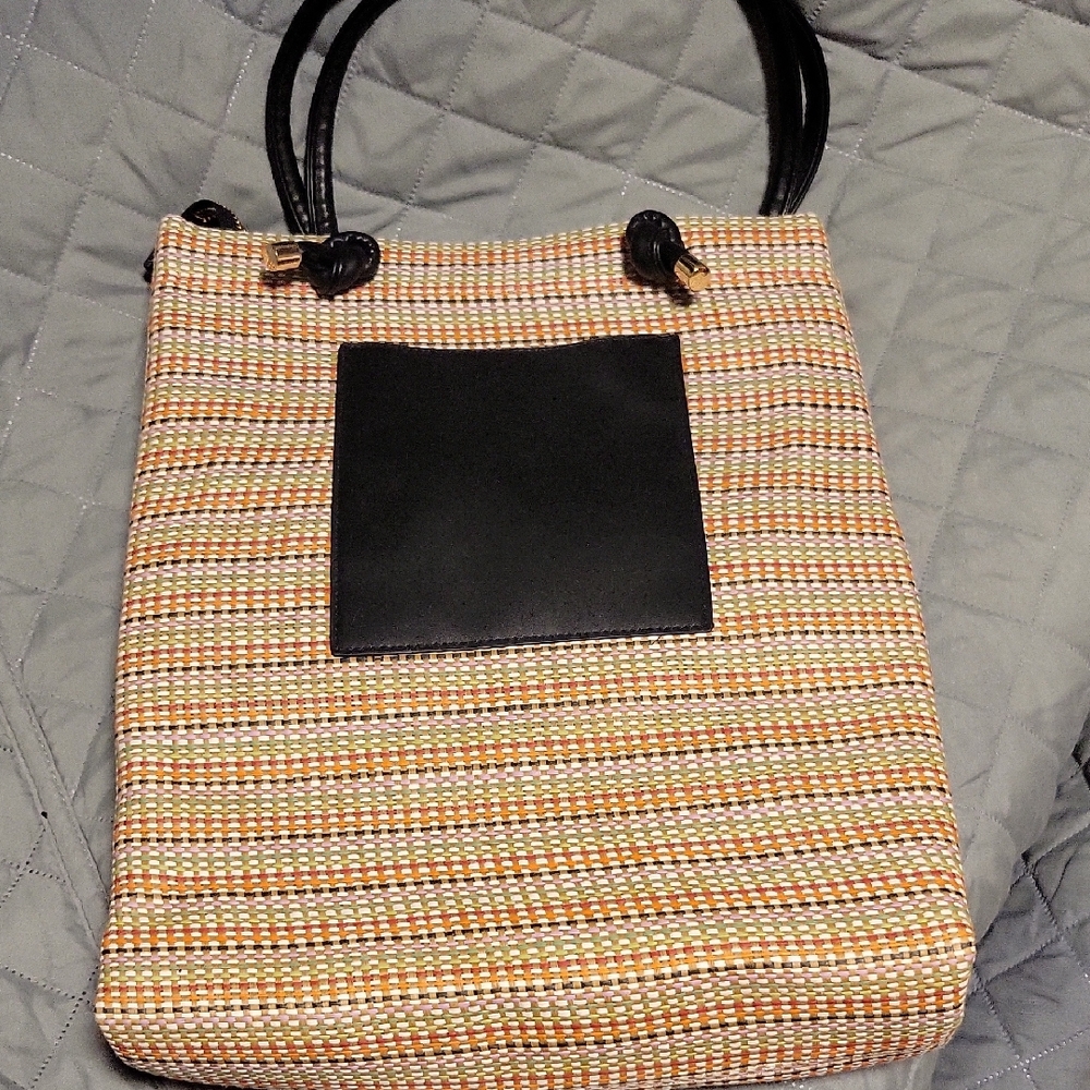 Stylish Tan and Black Women's Bag